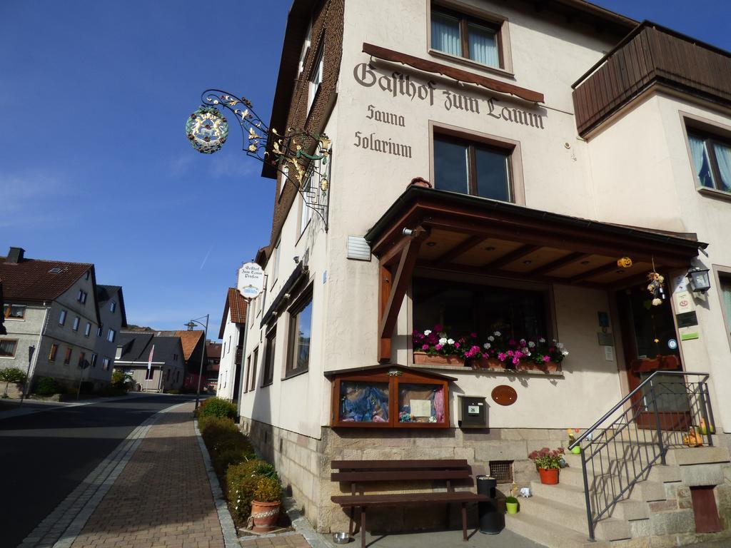 Pension Gasthof Zum Lamm Bischofsheim an der Rhoen Exterior photo